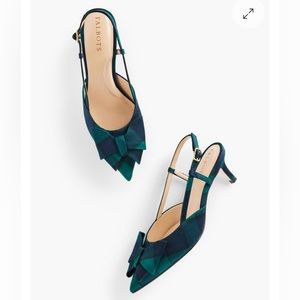 Talbots Erica Slingback Kitten Heel Pumps